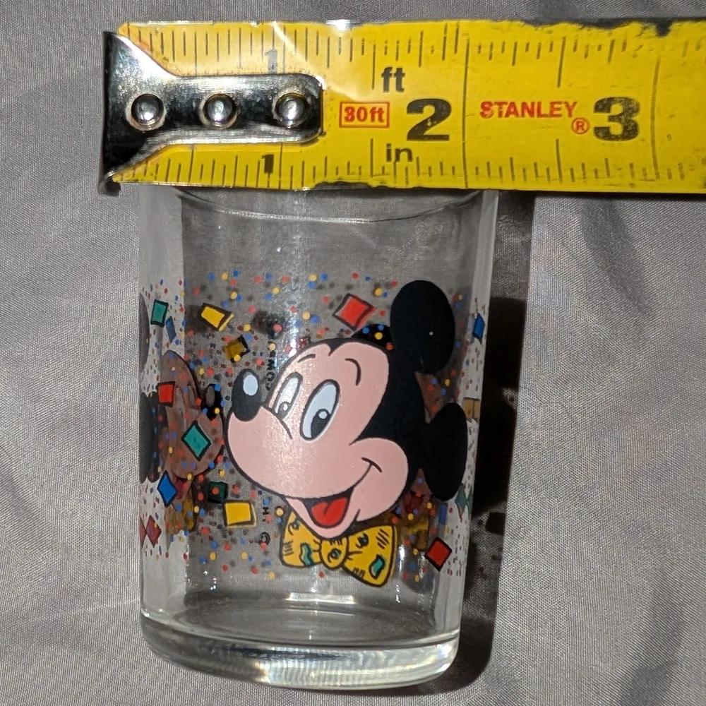 Vintage Disney Mickey Mouse Glass.